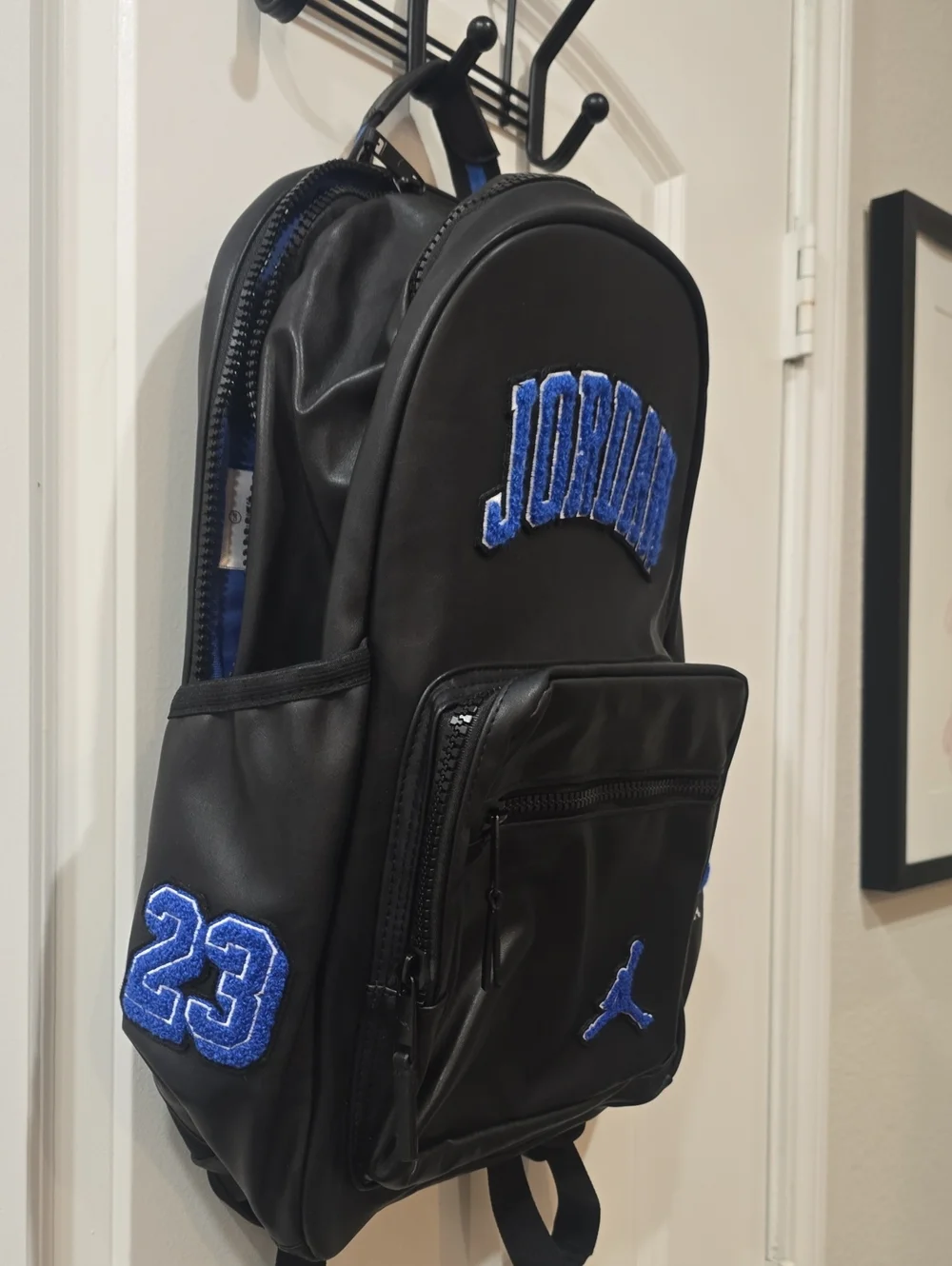 Jordan Borough Varsity Backpack- Black/Blue
